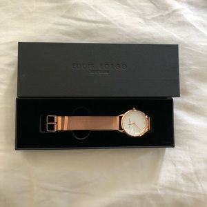 Eddie Borgo rose gold watch, perfect condition